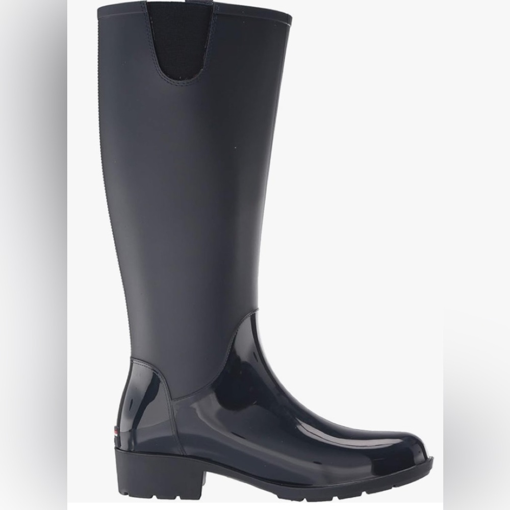 Black Winter/ rain boots size 8 - Picture 3 of 4